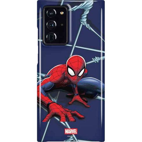 Marvel Spiderman Crawling Spiderman Galaxy Cases